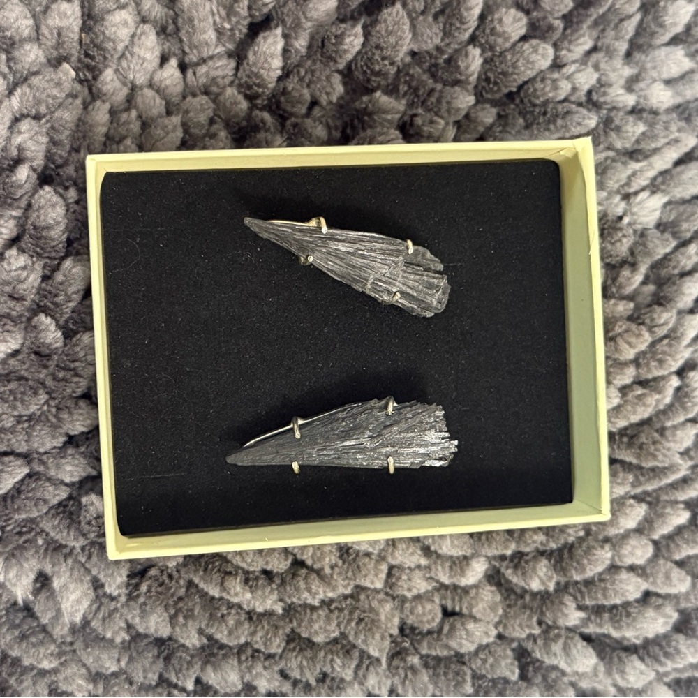 Black Crystal Earrings